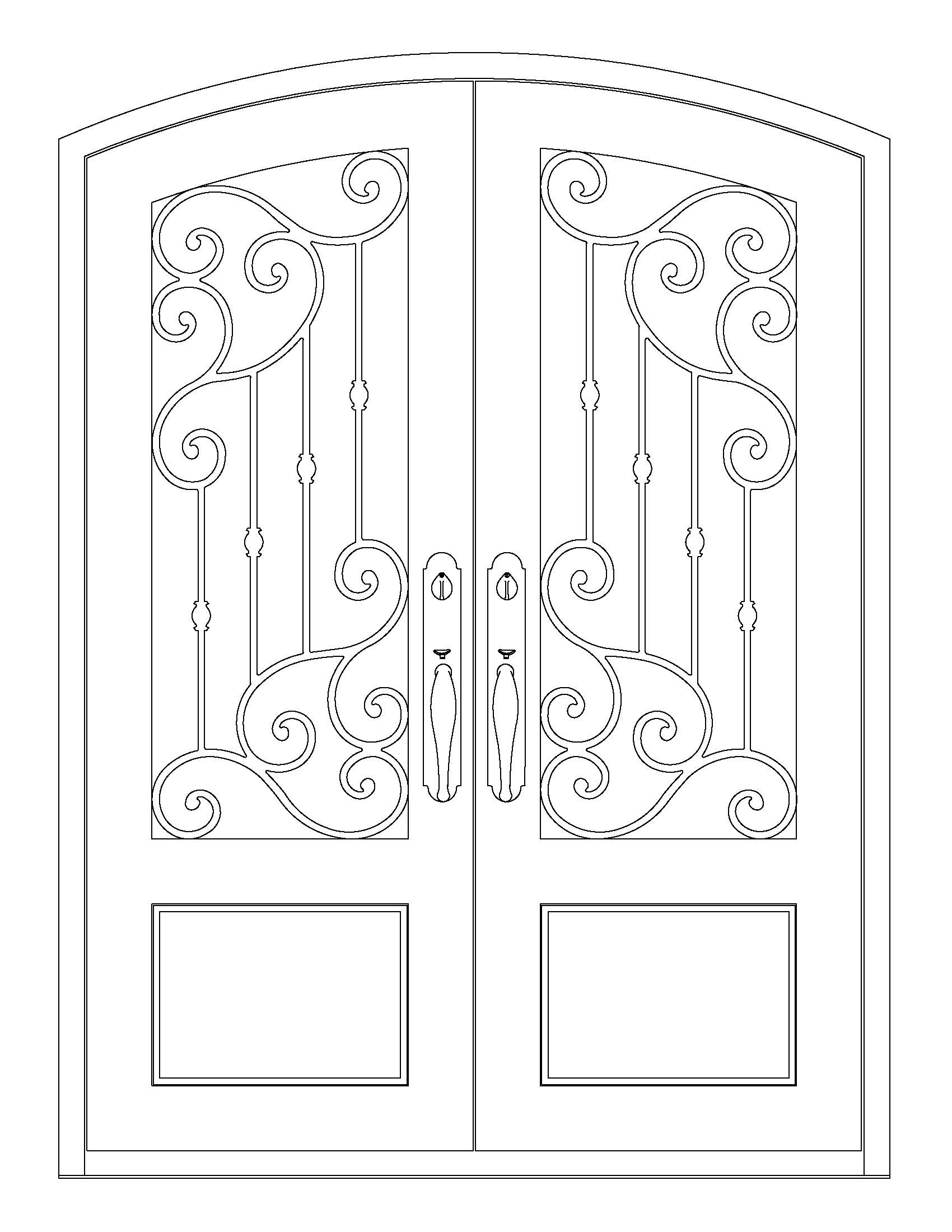 Wrought Iron Doors