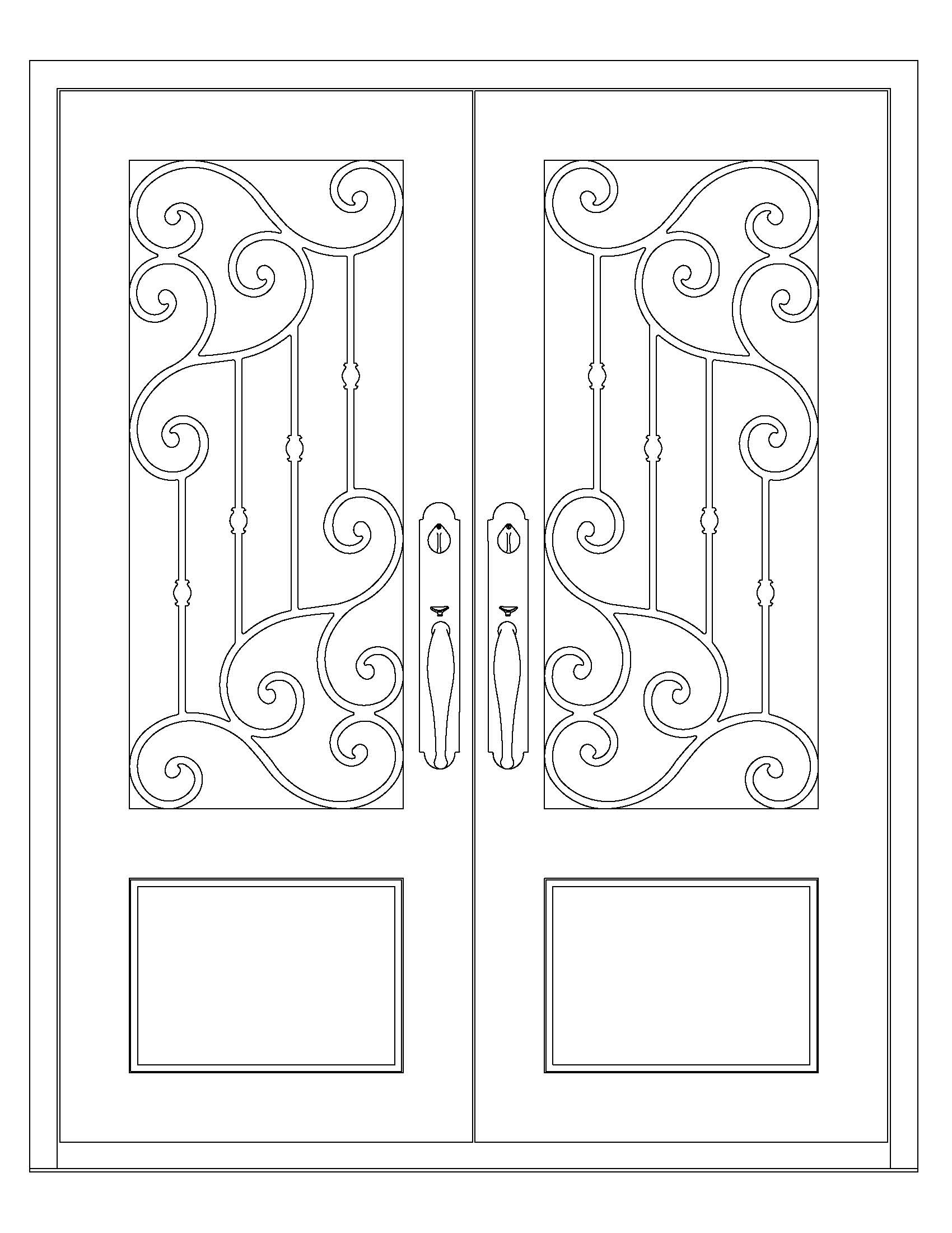 Wrought Iron Doors