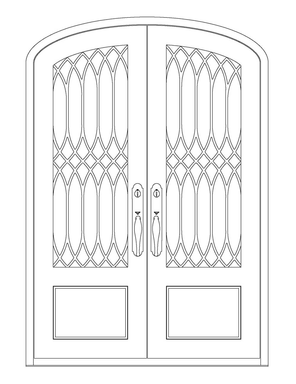 Wrought Iron Doors