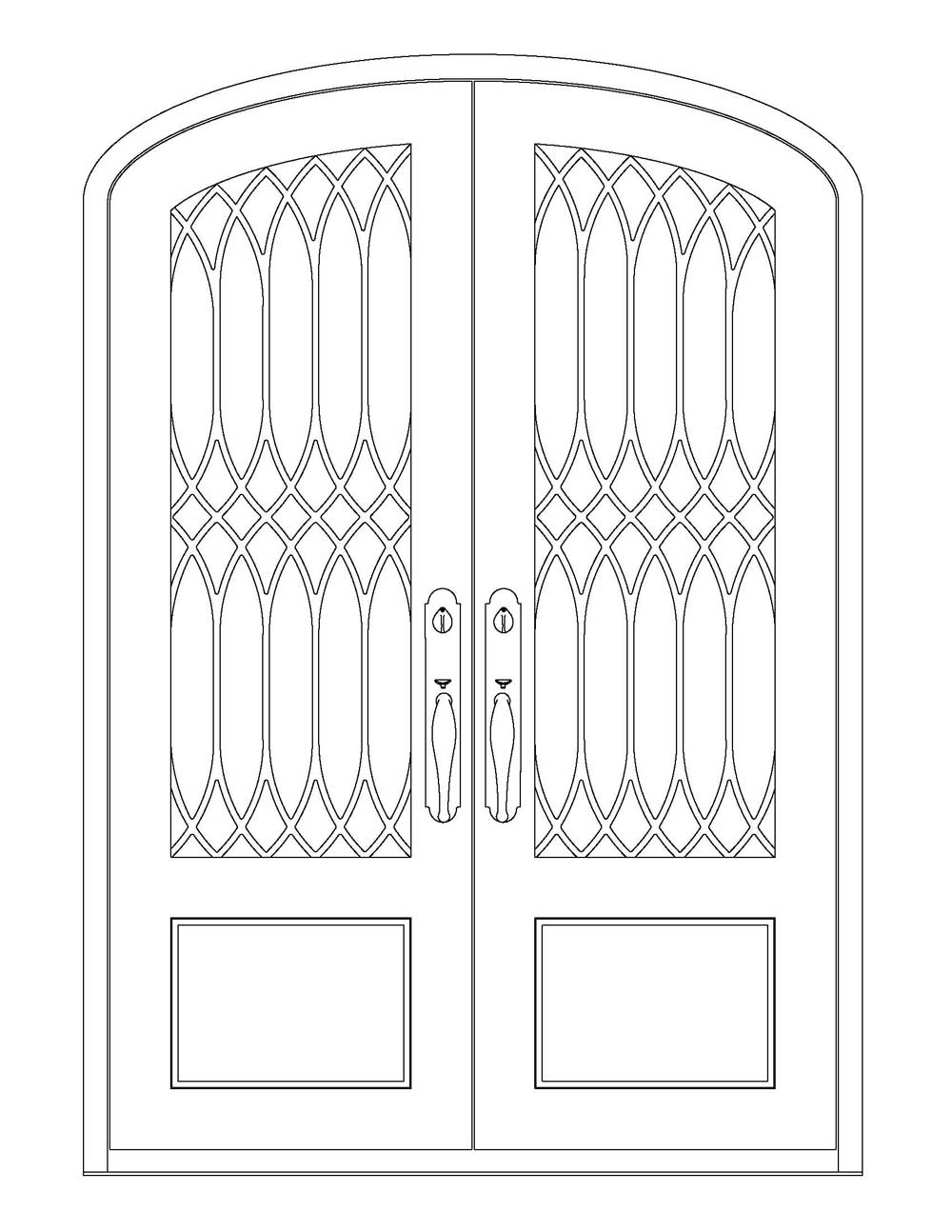 Wrought Iron Doors