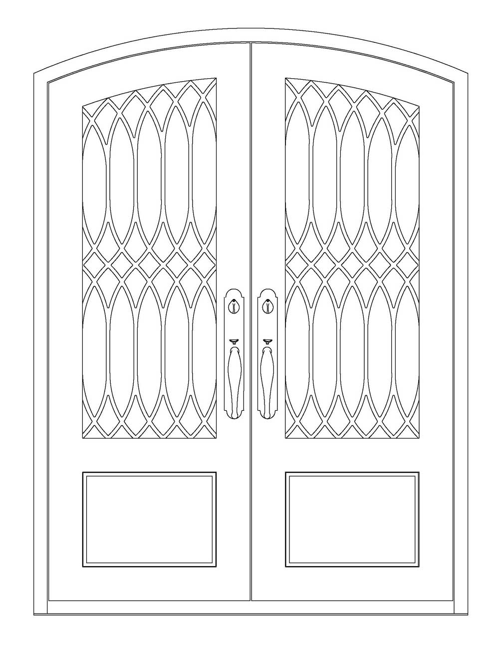 Wrought Iron Doors