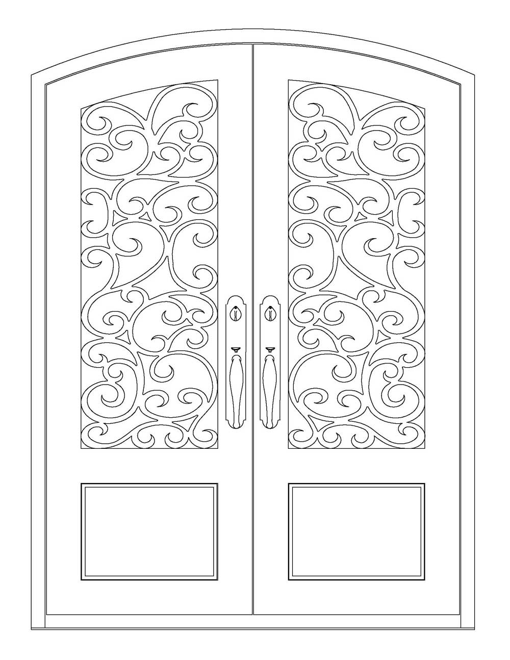 Wrought Iron Doors