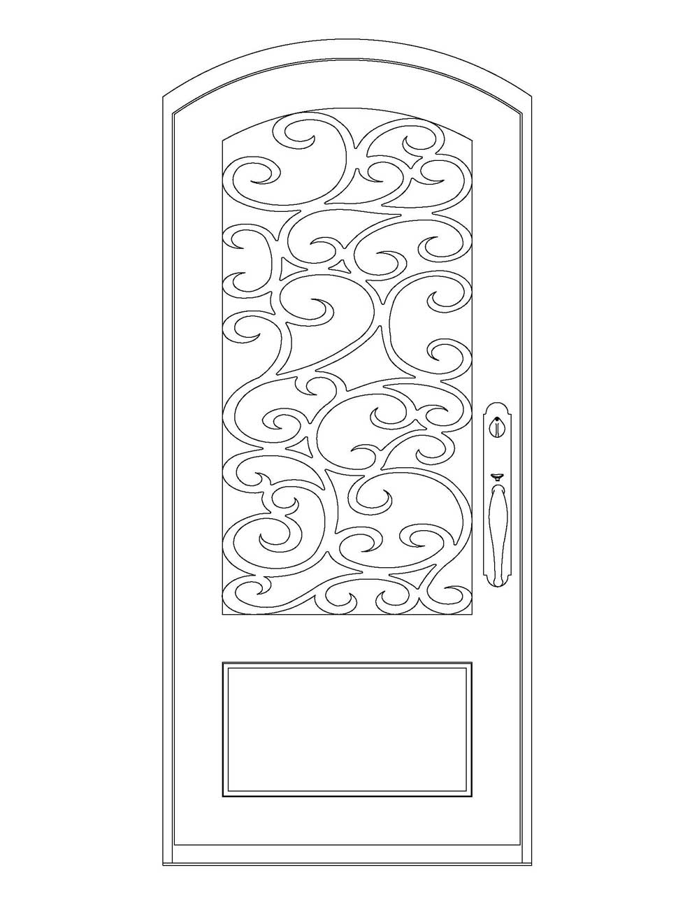 Wrought Iron Doors