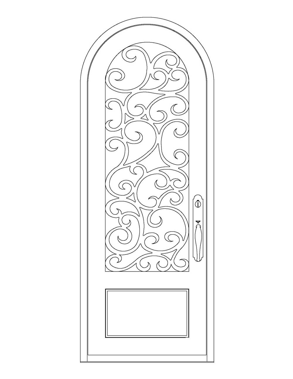 Wrought Iron Doors