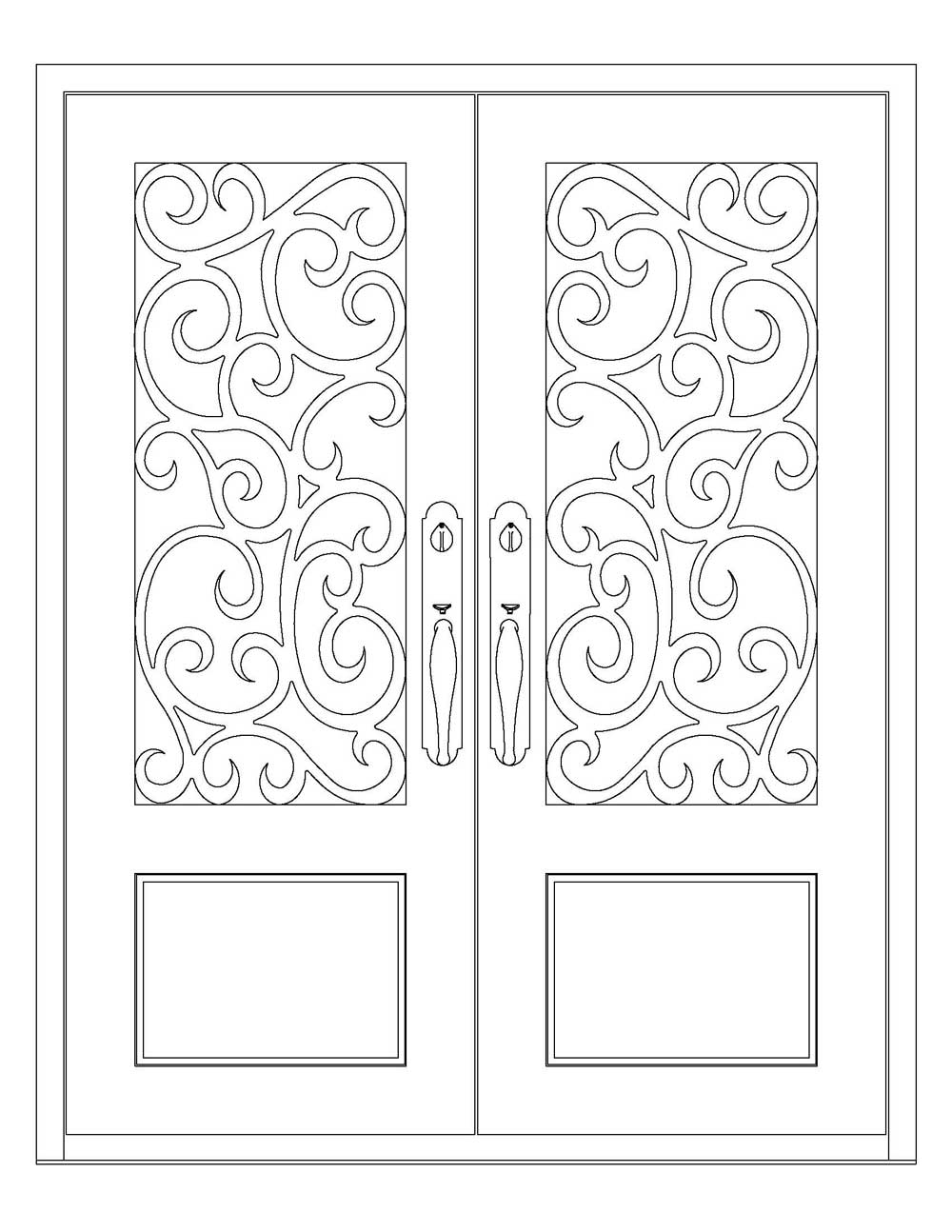 Wrought Iron Doors