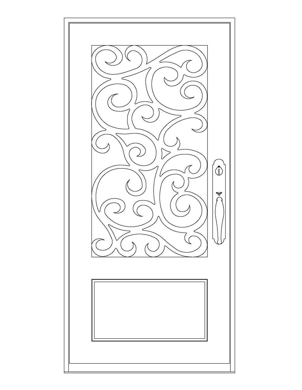 Wrought Iron Doors