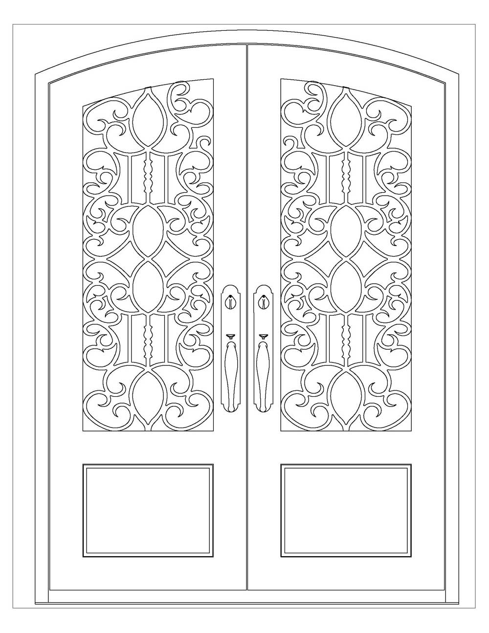 Wrought Iron Doors