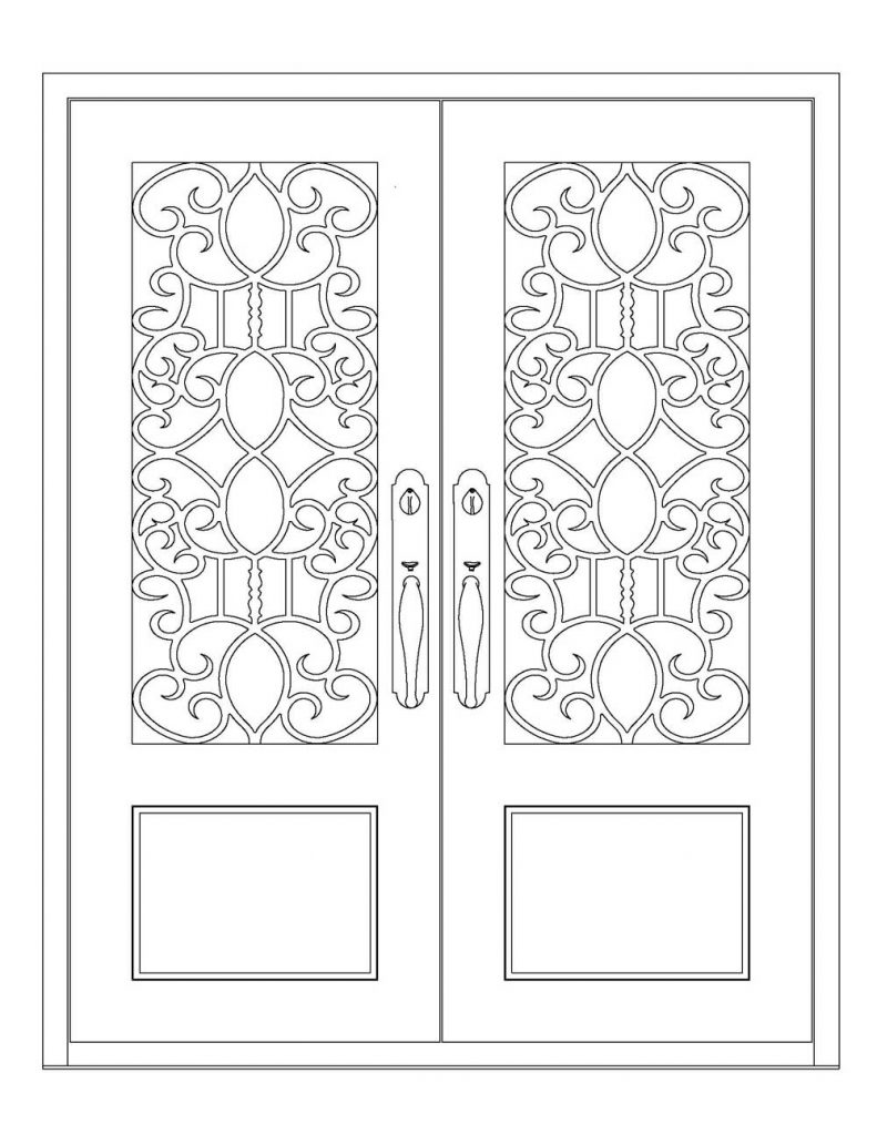 Iron Door Design Gallery Iron Works U.S.A. Choose Design Style