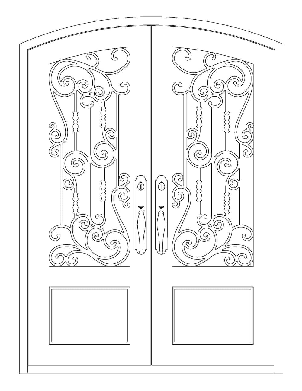 Wrought Iron Doors