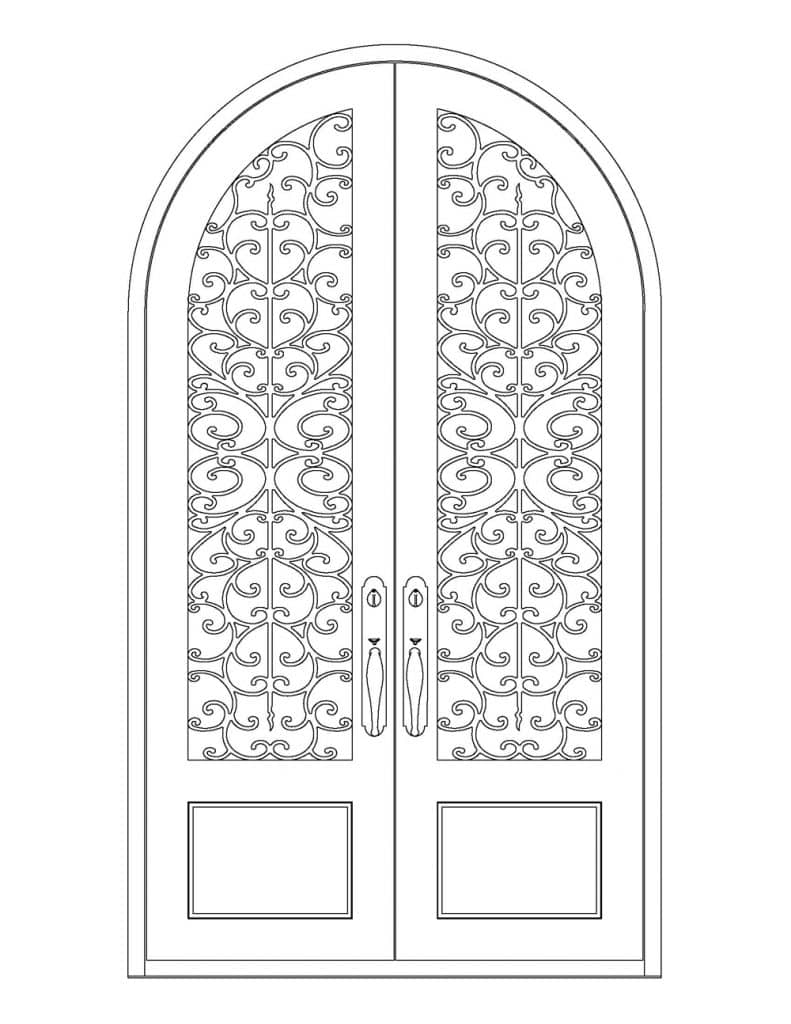 Iron Door Design Gallery Iron Works U.S.A. Choose Design Style