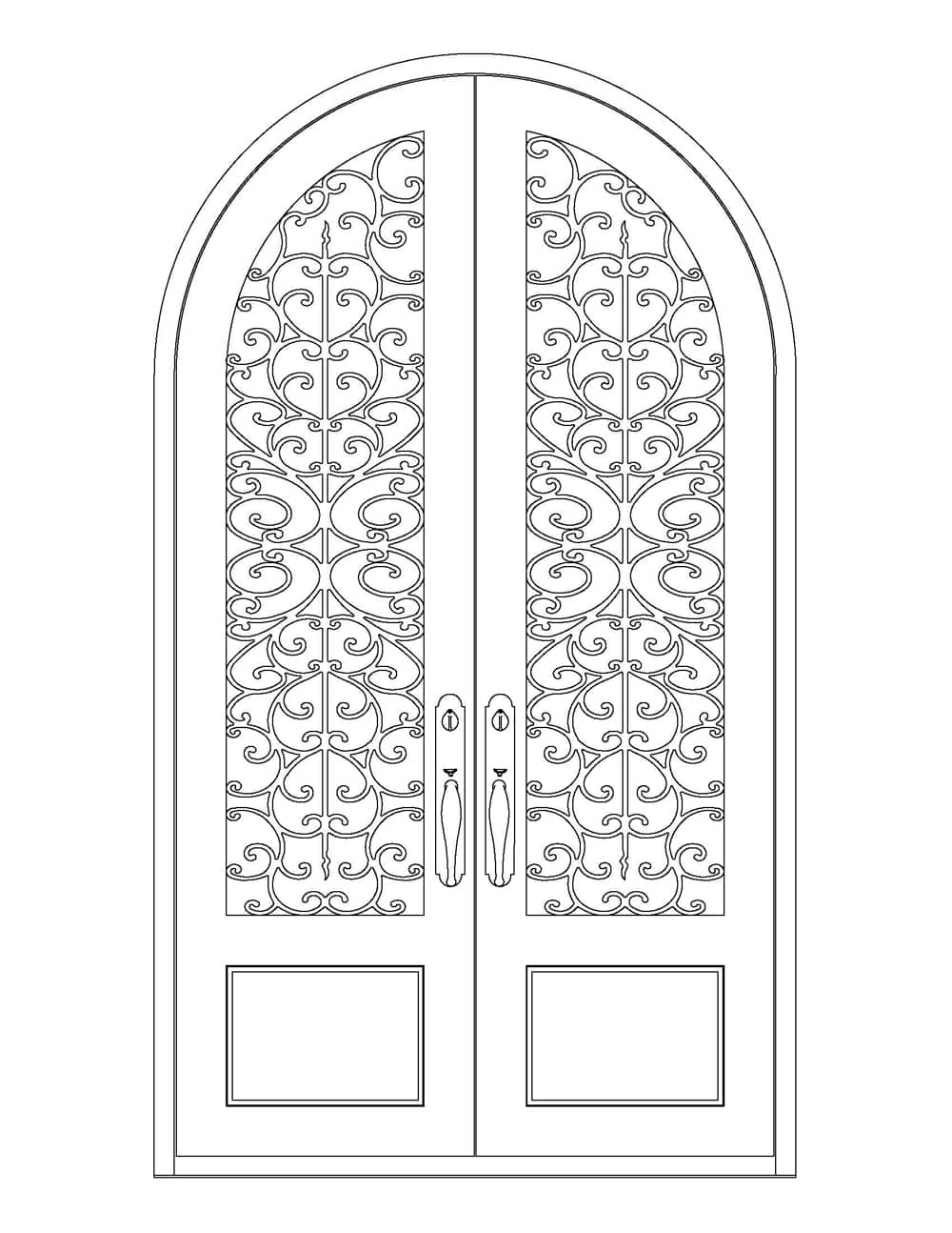 Wrought Iron Doors