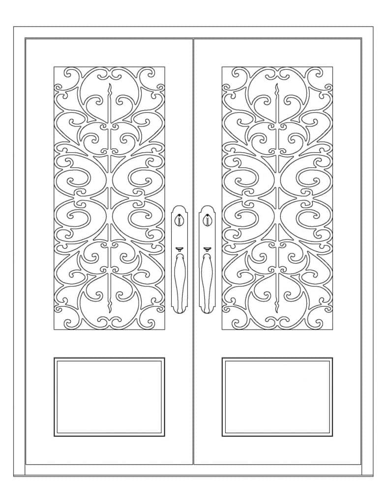 Iron Door Design Gallery Iron Works U.S.A. Choose Design Style
