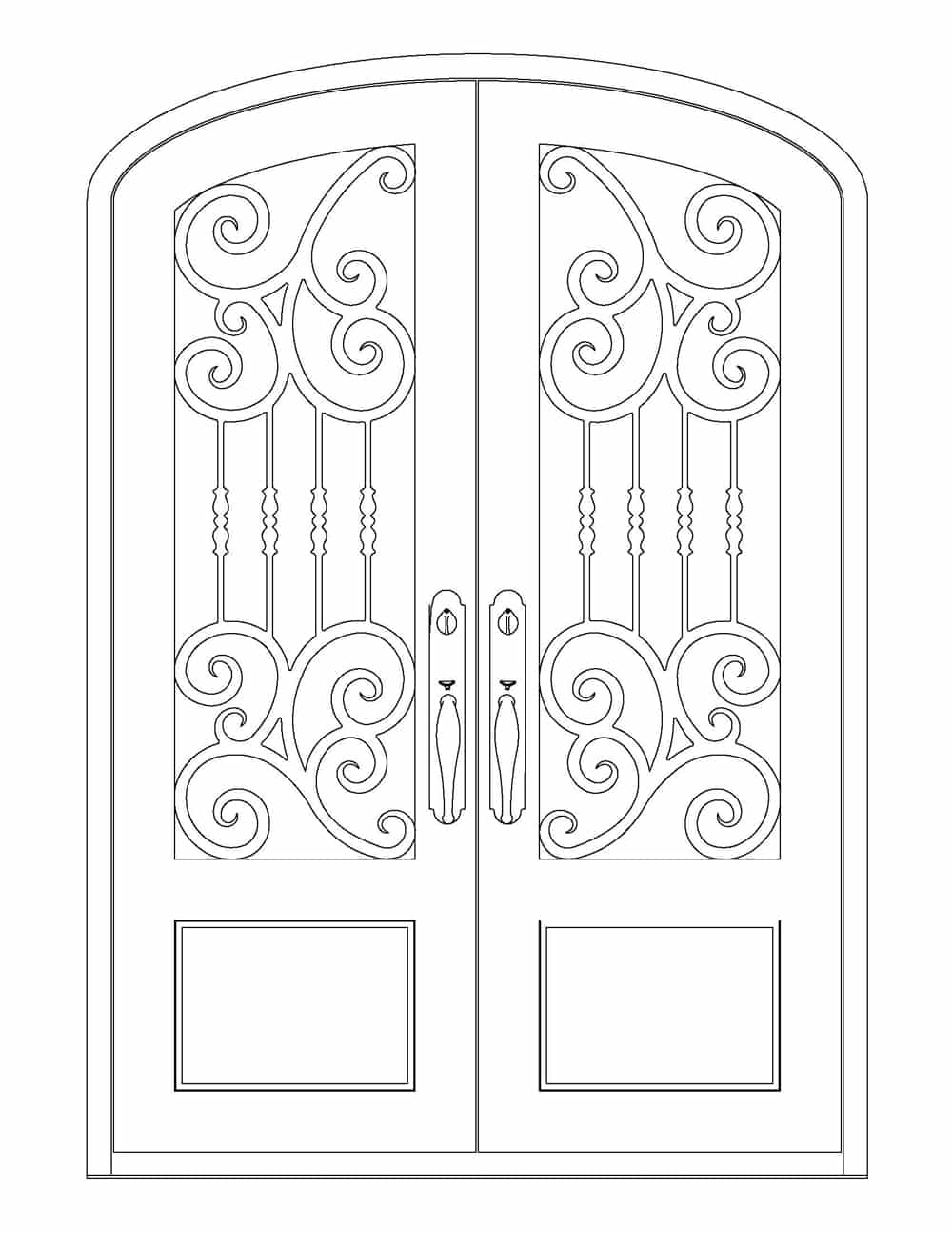 Wrought Iron Doors