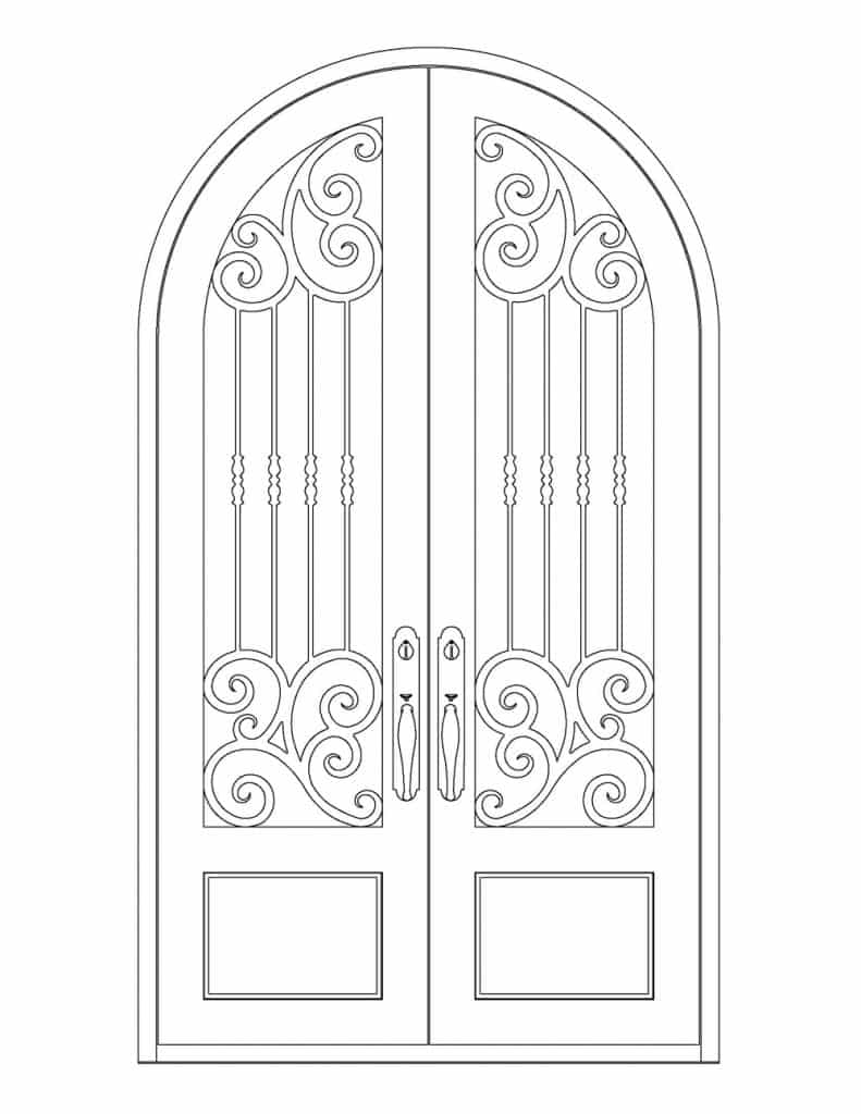 Iron Door Design Gallery Iron Works U.S.A. Choose Design Style