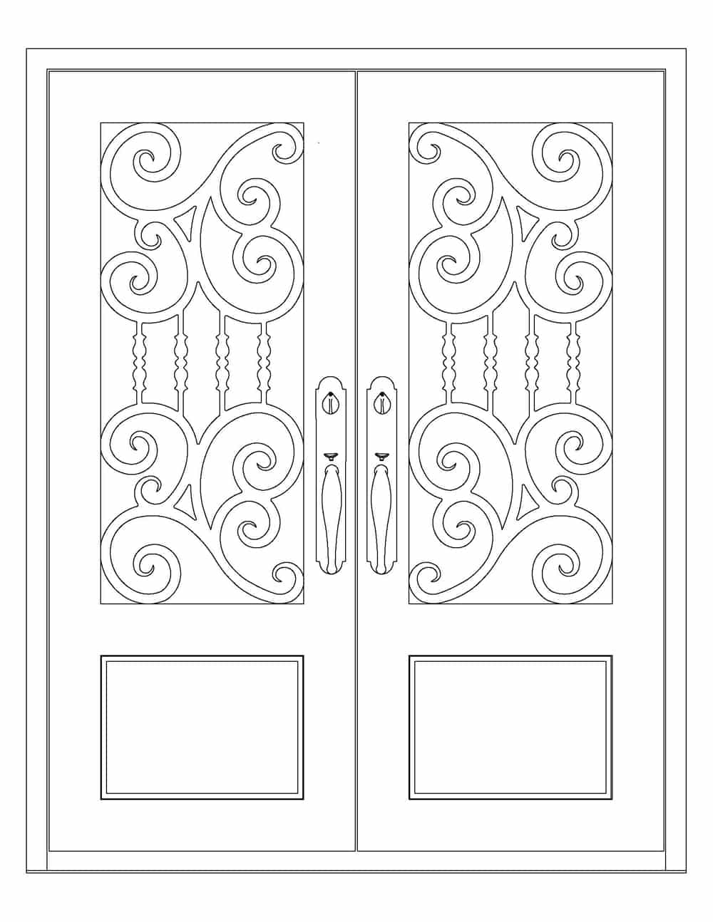 Wrought Iron Doors