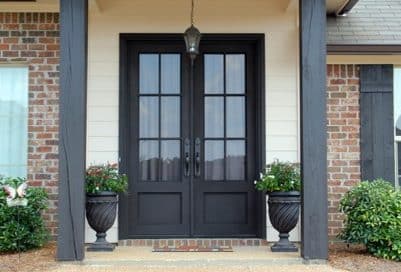 Ornamental Double Iron Doors